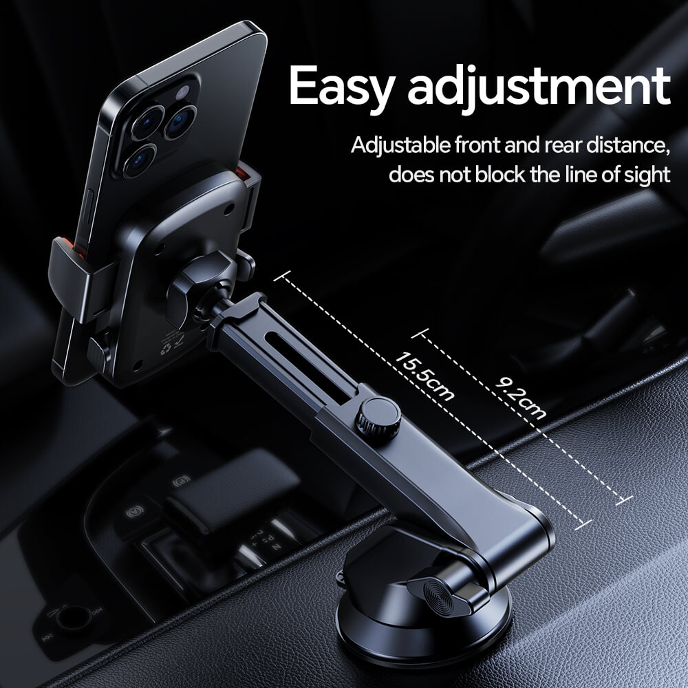 ที่จับโทรศัพท์ในรถ HOCO HK65 หมุนได้ 360&deg; สำหรับคอนโซลและกระจก