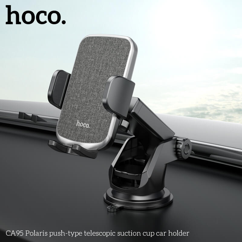 ที่ตั้งโทรศัพท์ในรถยนต์ HOCO CA95 ติดกระจกและคอนโซล ปรับมุมมองได้ 360&deg; CAR HOLDER