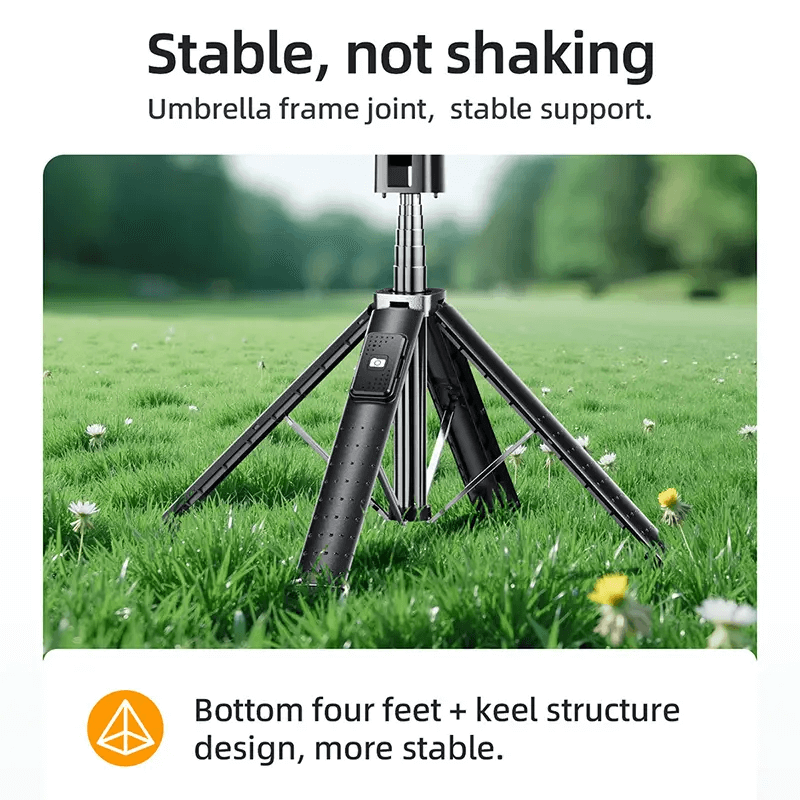 ขาตั้งมือถือ HOCO K18 ฐาน 4 ขา หมุนได้ 360&deg; ยืดสูงสุด 0.97 เมตร