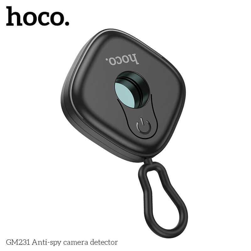เครื่องตรวจจับกล้องอินฟาเรด HOCO GM231 ป้องกันการแอบถ่าย เพิ่มความปลอดภัย ตรวจจับระยะ 5 เมตร สีดำ