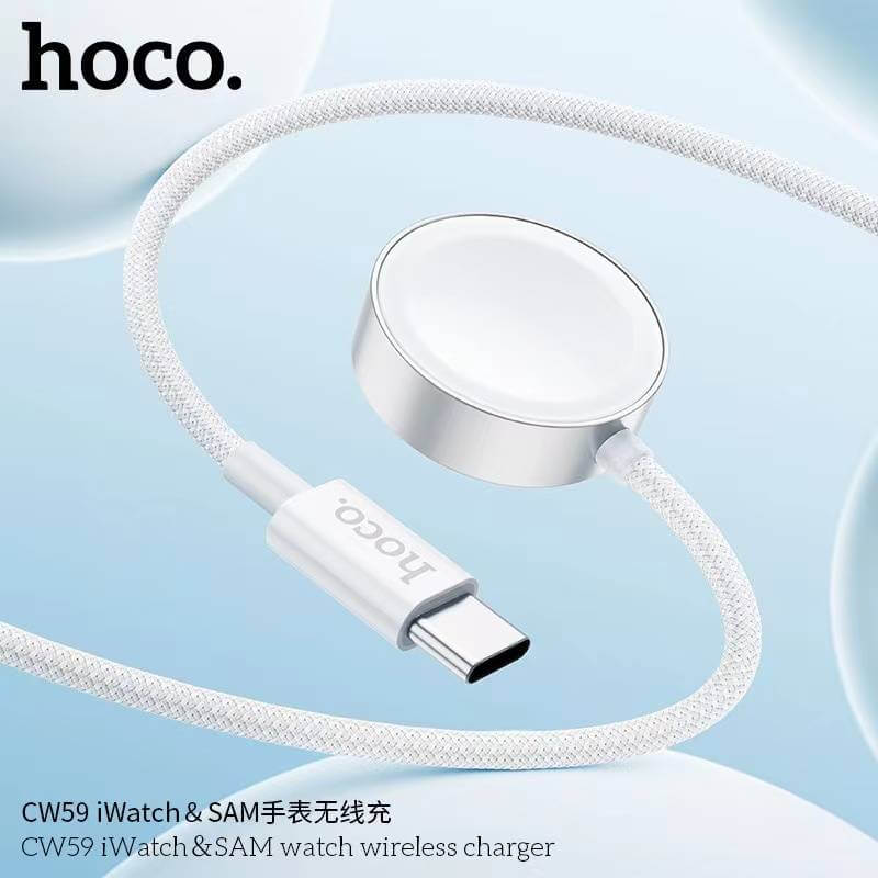สายชาร์จนาฬิกา HOCO CW59 สีขาว สำหรับ APPLE WATCH & SAMSUNG WATCH จ่ายไฟ 2.5W สายยาว 1.2M_7