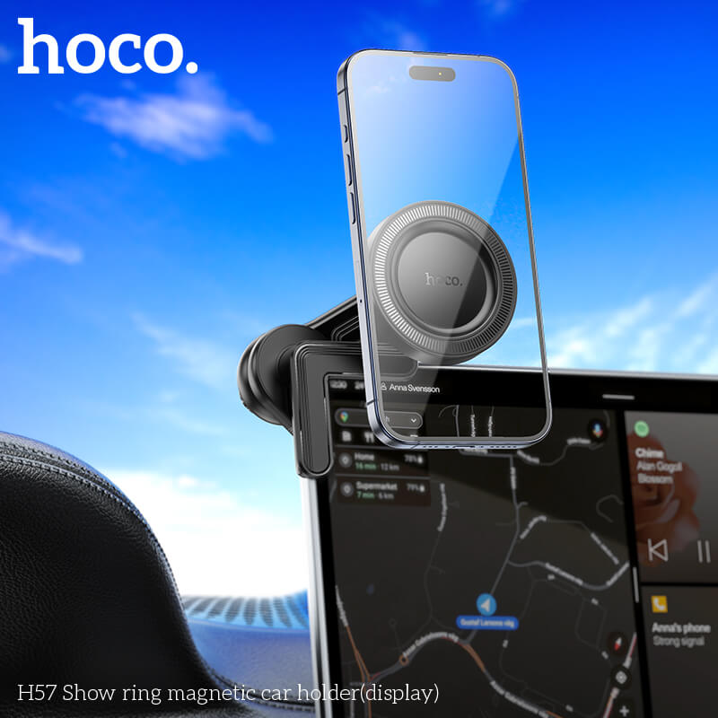 ที่จับโทรศัพท์ HOCO H57 ชนิดแม่เหล็ก สำหรับติดหน้าจอดิสเพลย์ รองรับมือถือจอ 4.5 - 7 นิ้ว