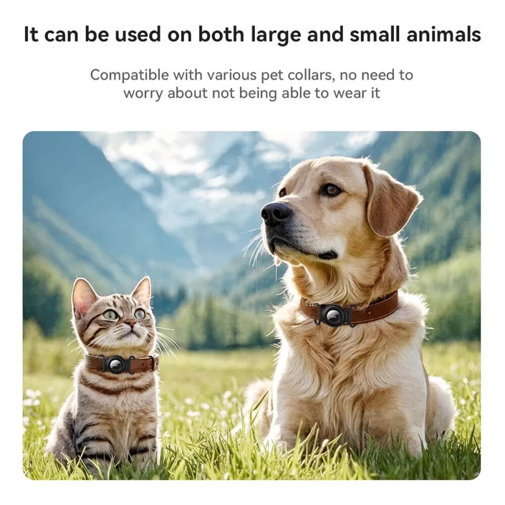 อุปกรณ์ติดตามสัตว์เลี้ยง HOCO E91C GPS TAG แบบคล้องปลอกคอ รองรับ APPLE FIND MY สีขาว