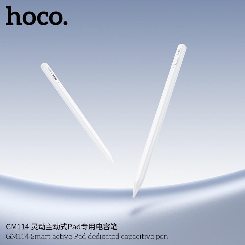 ปากกาสไตลัส HOCO GM114 สำหรับ IPAD ปี 2018 ขึ้นไป แบตเตอรี่ 14 ชั่วโมง