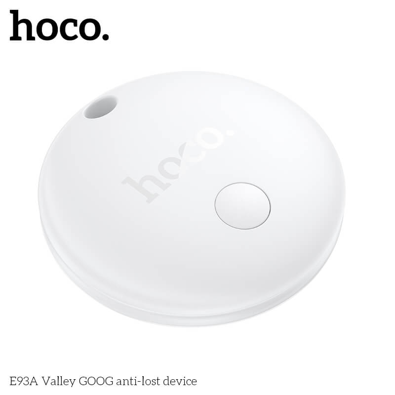 อุปกรณ์ติดตามจีพีเอส HOCO E93A สำหรับ ANDROID รองรับ GOOGLE FIND MY DEVICE สีขาว