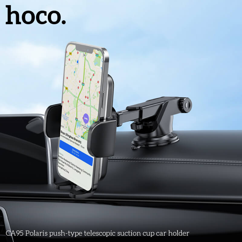 ที่ตั้งโทรศัพท์ในรถยนต์ HOCO CA95 ติดกระจกและคอนโซล ปรับมุมมองได้ 360&deg; CAR HOLDER