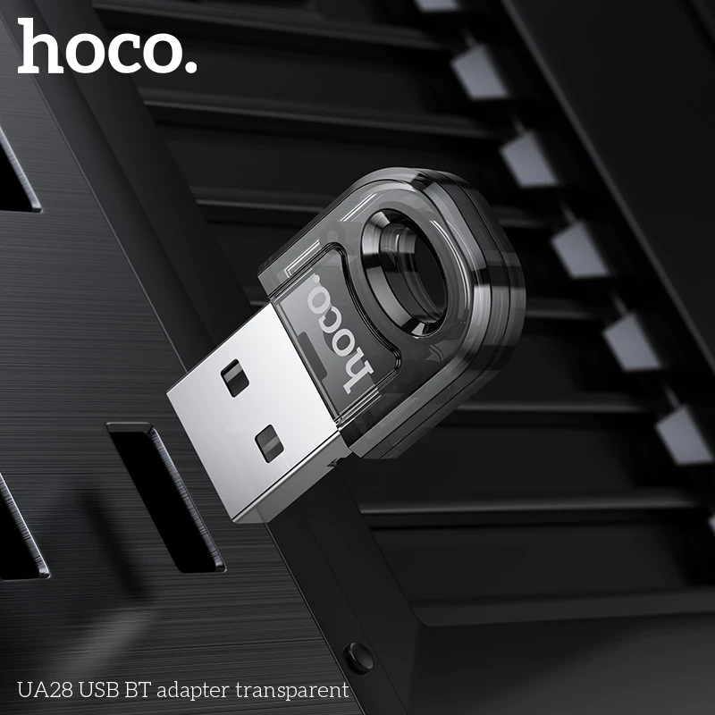 ตัวรับสัญญาณบลูทูธ HOCO UA28 BLUETOOTH 5.1 ความเร็ว 3MBPS ระยะเชื่อมต่อ 10 เมตร