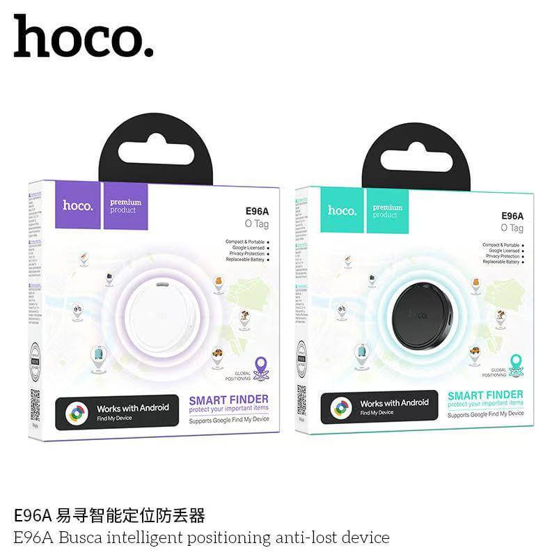 อุปกรณ์ติดตามจีพีเอส HOCO E96A ANDROID GPS TAG สำหรับแอนดรอยด์ รองรับ GOOGLE FIND MY DEVICE สีดำ