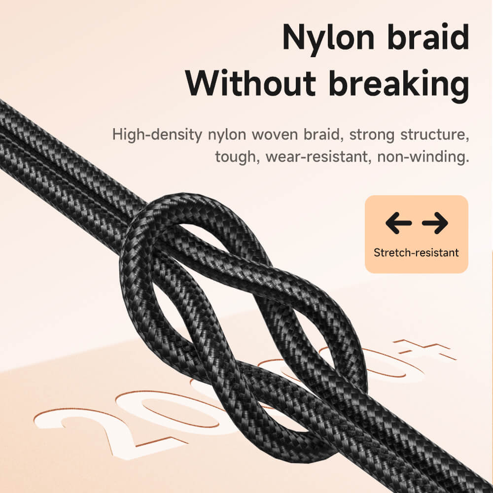 สายชาร์จ 4 หัว HOCO X76 4IN1 สำหรับ IOS (X2) + MICRO + TYPE-C (X2) ยาว 1 เมตร จ่ายไฟเต็ม 2A สีรวม