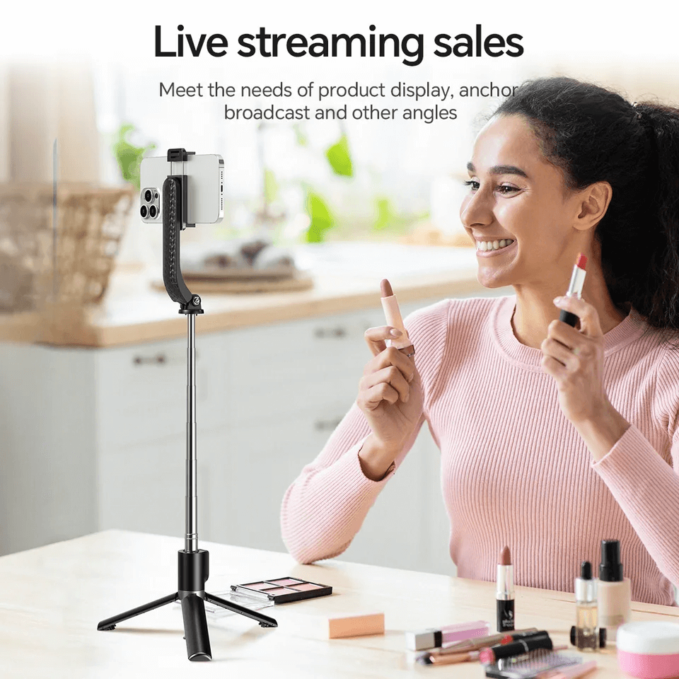 ขาตั้งมือถือ HOCO K20 หมุนได้ 360&deg; ยืดสูงสุด 980MM พร้อมรีโมทบลูทูธ