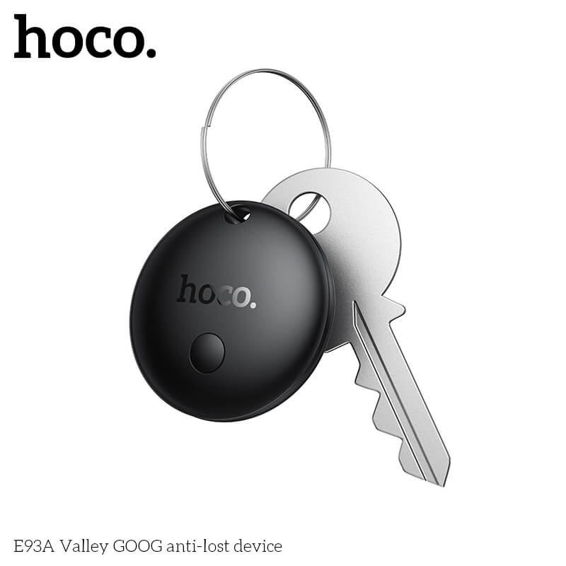 อุปกรณ์ติดตามจีพีเอส HOCO E93A สำหรับ ANDROID รองรับ GOOGLE FIND MY DEVICE สีดำ