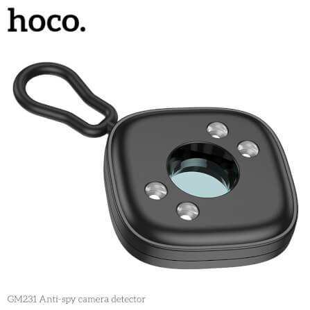 เครื่องตรวจจับกล้องอินฟาเรด HOCO GM231 ป้องกันการแอบถ่าย เพิ่มความปลอดภัย ตรวจจับระยะ 5 เมตร สีดำ_0