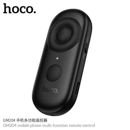 รีโมทควบคุมสมาร์ทโฟนไร้สาย HOCO GM204 BLUETOOTH 5.4 ใช้งานอเนกประสงค์ รองรับทั้ง IOS / ANDROID สีดำ_0