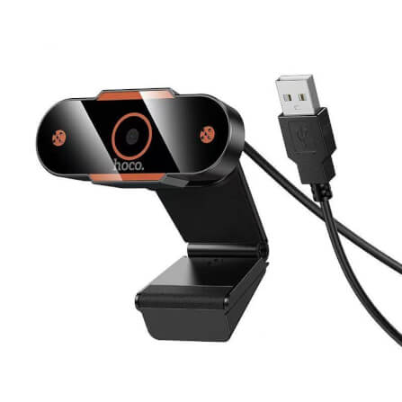 กล้องเว็บแคม HD 720P 1MP HOCO D101 ไมโครโฟนตัดเสียงรบกวน ENC 30FPS_0