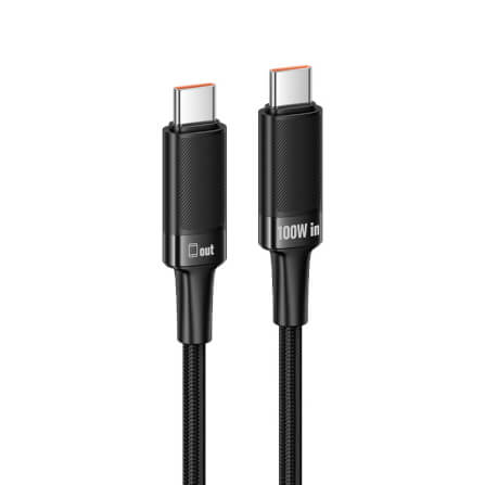 สายชาร์จเร็ว HOCO U153 TYP-C TO TYPE-C รองรับกำลังไฟ PD 100W ยาว 1.2 เมตร สำหรับโน้ตบุ๊ก แท็บเล็ต สมาร์ทโฟน_0