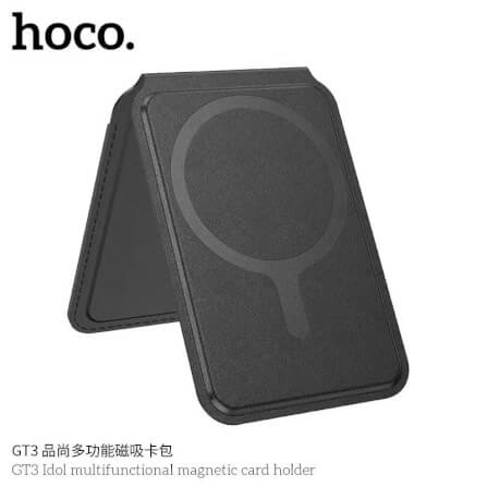 ขาตั้งมือถือแม่เหล็ก+ที่เก็บบัตร HOCO GT3 MAGNETIC WALLET สำหรับ IOS HC6_1