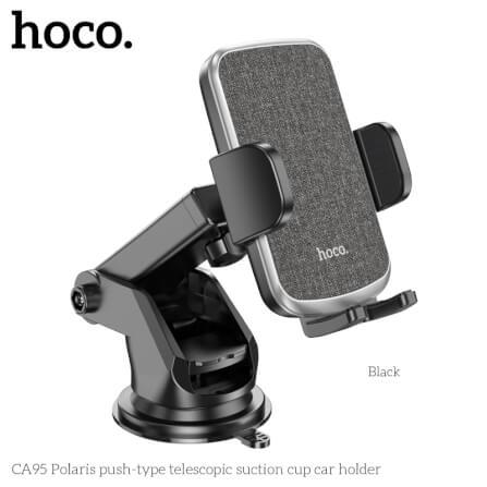 ที่ตั้งโทรศัพท์ในรถยนต์ HOCO CA95 ติดกระจกและคอนโซล ปรับมุมมองได้ 360° CAR HOLDER_1