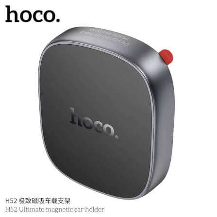 ที่ยึดโทรศัพท์ในรถ HOCO H52 ชนิดแม่เหล็ก N42 ติดคอนโซล/แดชบอร์ด รองรับมือถือ 4.5 – 7 นิ้ว_1