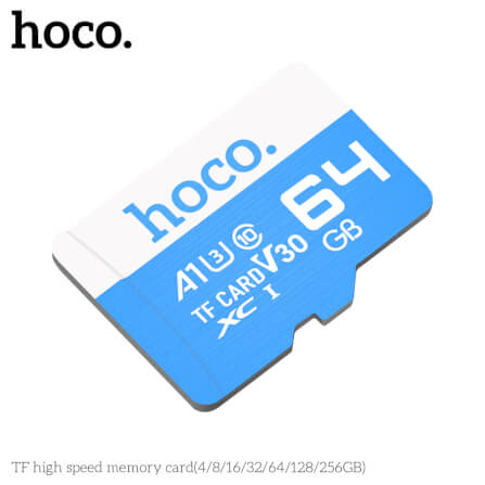 การ์ดหน่วยความจำ MICRO SD HOCO 64GB CLASS 10 ความเร็วสูง สำหรับอุปกรณ์ดิจิทัล_1