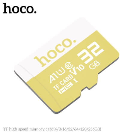 การ์ดหน่วยความจำ MICRO SD HOCO 32GB CLASS 10 ความเร็วสูง สำหรับอุปกรณ์ดิจิทัล_1