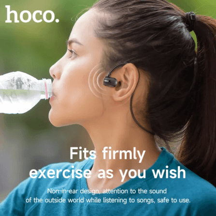 หูฟังบลูทูธ HOCO ES63 ระบบ AIR CONDUCTION แบตเตอรี่ 8 ชั่วโมง กันเหงื่อ ใส่วิ่ง ออกกำลังกาย_1