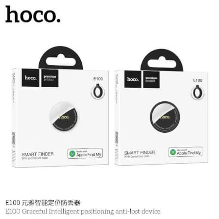 อุปกรณ์ติดตามจีพีเอส HOCO E100 สำหรับ APPLE IOS พร้อมเคสซิลิโคนในตัว สีดำ_10