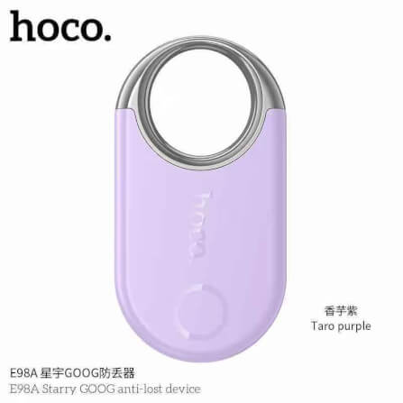 อุปกรณ์ติดตามจีพีเอส HOCO E98A ANDROID GPS TAG สำหรับแอนดรอยด์ รองรับ GOOGLE FIND MY NETWORK สีม่วง_10