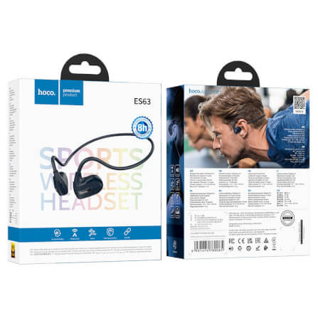 หูฟังบลูทูธ HOCO ES63 ระบบ AIR CONDUCTION แบตเตอรี่ 8 ชั่วโมง กันเหงื่อ ใส่วิ่ง ออกกำลังกาย_10