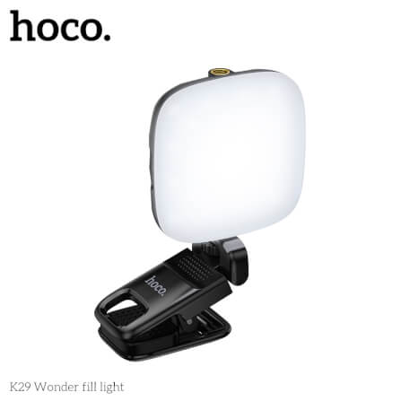 ไฟ LED อเนกประสงค์ HOCO K29 สีดำ ปรับความสว่างได้ 9 ระดับ หมุนได้ 360°_2