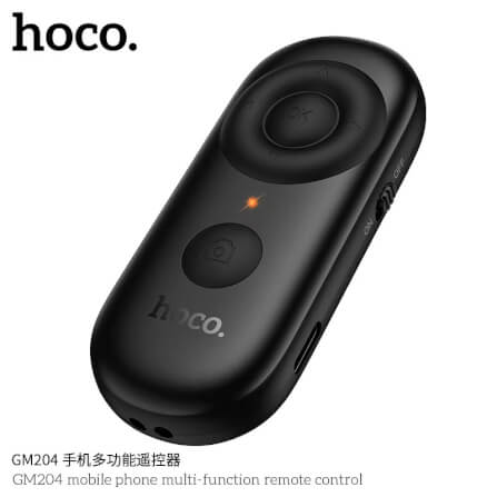 รีโมทควบคุมสมาร์ทโฟนไร้สาย HOCO GM204 BLUETOOTH 5.4 ใช้งานอเนกประสงค์ รองรับทั้ง IOS / ANDROID สีดำ_2