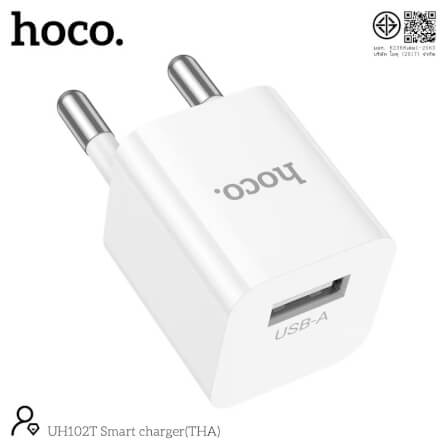 หัวชาร์จ HOCO UH102T จ่ายไฟ 1 แอมป์ 1A สำหรับอุปกรณ์ขนาดเล็ก เช่น หูฟัง TWS ปากกา ลำโพง โคมไฟ_2