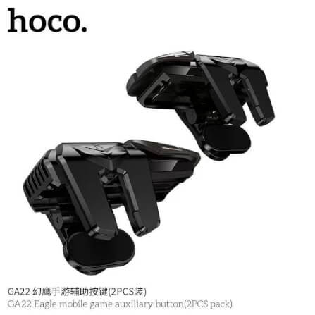 ปุ่มช่วยยิงเกมมือถือ 2 ชิ้น HOCO GA22 รองรับมือถือ 4-7 นิ้ว ช่วยเพิ่มความแม่นยำ เล่นลื่น ยิงไว_2