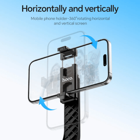 ขาตั้งมือถือ HOCO K20 หมุนได้ 360° ยืดสูงสุด 980MM พร้อมรีโมทบลูทูธ_2