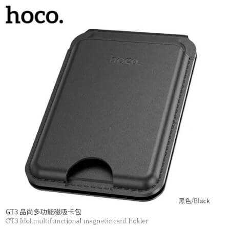 ขาตั้งมือถือแม่เหล็ก+ที่เก็บบัตร HOCO GT3 MAGNETIC WALLET สำหรับ IOS HC6_3