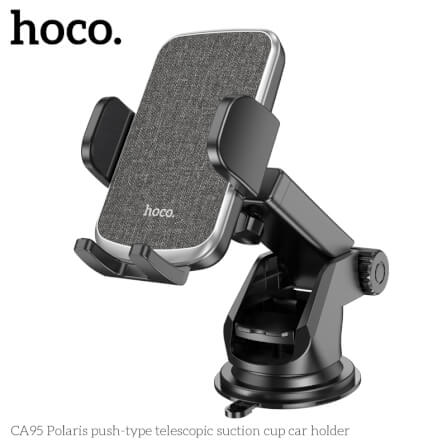 ที่ตั้งโทรศัพท์ในรถยนต์ HOCO CA95 ติดกระจกและคอนโซล ปรับมุมมองได้ 360° CAR HOLDER_3
