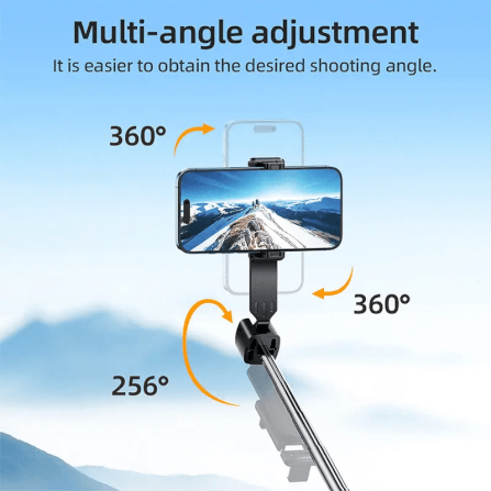 ขาตั้งมือถือ HOCO K18 ฐาน 4 ขา หมุนได้ 360° ยืดสูงสุด 0.97 เมตร_3