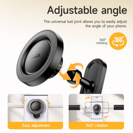 ที่จับมือถือแบบแม่เหล็ก MAGSAFE HOCO H58 ใช้ติดได้หลายสถานการณ์ ตู้เย็น รถยนต์ พื้นผิวเรียบต่างๆ_4