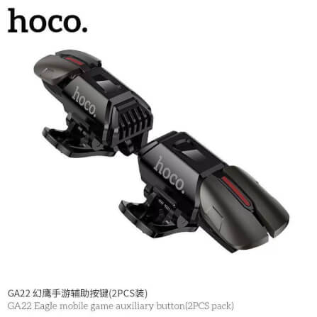 ปุ่มช่วยยิงเกมมือถือ 2 ชิ้น HOCO GA22 รองรับมือถือ 4-7 นิ้ว ช่วยเพิ่มความแม่นยำ เล่นลื่น ยิงไว_4