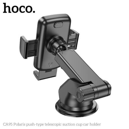 ที่ตั้งโทรศัพท์ในรถยนต์ HOCO CA95 ติดกระจกและคอนโซล ปรับมุมมองได้ 360° CAR HOLDER_5