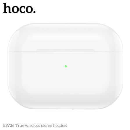 หูฟังไร้สาย TWS HOCO EW26 ไมโครโฟนในตัว BT 5.3 แบตเตอรี่ 4 ชม. สีขาว_5