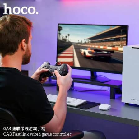 จอยเกม HOCO GA3 สำหรับ PC รองรับระบบ WINDOWS เชื่อมต่อ USB-A สายยาว 1.5 เมตร_5