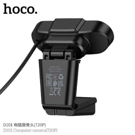 กล้องเว็บแคม HD 720P 1MP HOCO D101 ไมโครโฟนตัดเสียงรบกวน ENC 30FPS_5