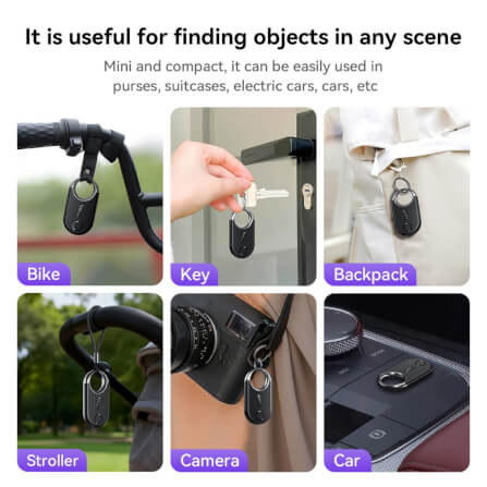อุปกรณ์ติดตามจีพีเอส HOCO E98A ANDROID GPS TAG สำหรับแอนดรอยด์ รองรับ GOOGLE FIND MY NETWORK สีขาว_5
