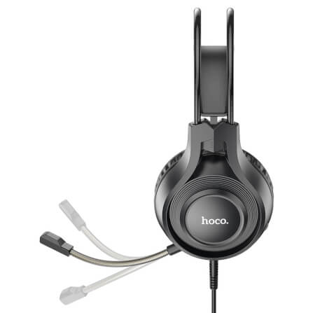 หูฟังเกมมิ่ง HOCO W106 แบบมีสาย AUX 3.5 มม. พร้อมไดร์เวอร์ HI-FI ขนาด 50 มม. และไมโครโฟนตัดเสียงรบกวน HD_5