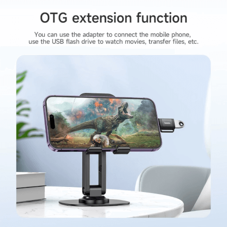 อะแดปเตอร์ LIGHTNING TO USB HOCO UA31A รองรับ OTG ความเร็ว 480MBPS สำหรับ IPHONE 6-14 & IPAD_5