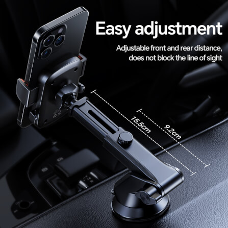 ที่จับโทรศัพท์ในรถ HOCO HK65 หมุนได้ 360° สำหรับคอนโซลและกระจก_5