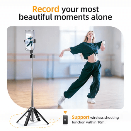 ขาตั้งมือถือ HOCO K18 ฐาน 4 ขา หมุนได้ 360° ยืดสูงสุด 0.97 เมตร_5