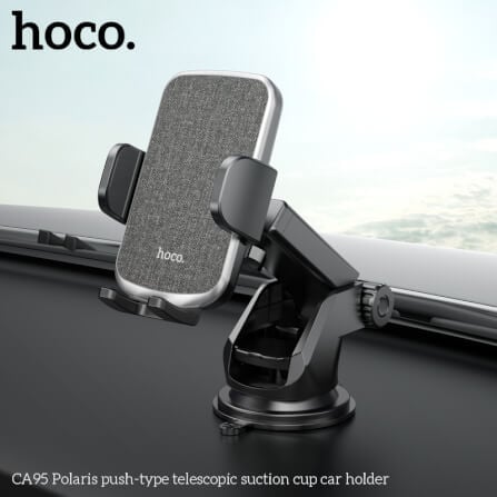 ที่ตั้งโทรศัพท์ในรถยนต์ HOCO CA95 ติดกระจกและคอนโซล ปรับมุมมองได้ 360° CAR HOLDER_6