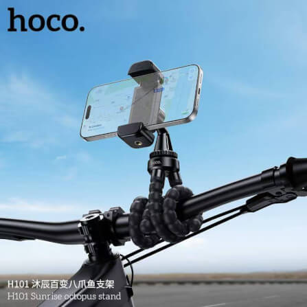 ขาตั้งมือถือ HOCO H101 หนวดปลาหมึก 3 ขา ดัดงอได้ 360° พกพาง่าย ติดตั้งได้ทุกที่ สีดำ_6