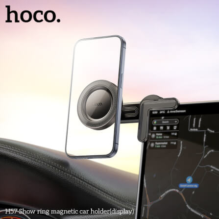 ที่จับโทรศัพท์ HOCO H57 ชนิดแม่เหล็ก สำหรับติดหน้าจอดิสเพลย์ รองรับมือถือจอ 4.5 - 7 นิ้ว_6